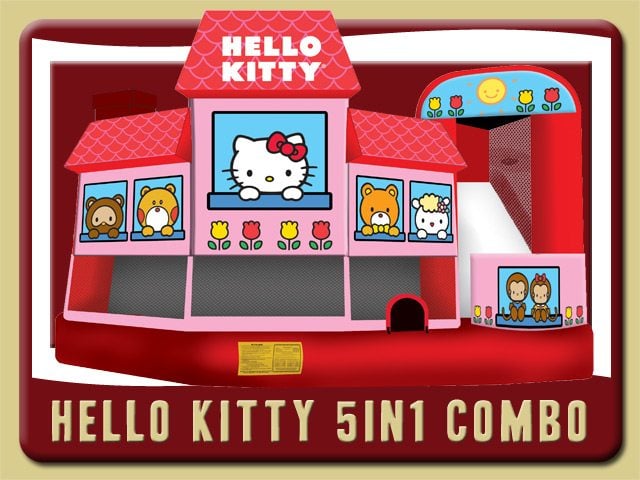 Hello Kitty Bounce House Water Slide Combo Rental Ormond Beach