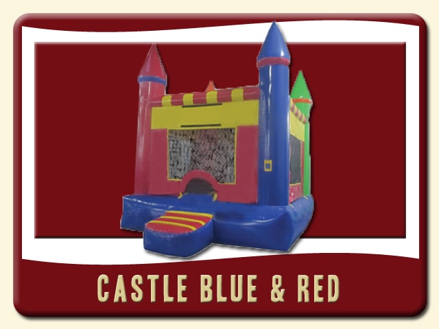 Castle Blue Red Jumper House