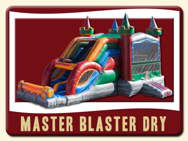 Master Blaster Bounce Slide Dry Combo More Info - Red, Blue, Orange & Gray