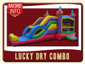 Lucky Wet Combo Jump & slide More info- Purple, Yellow & Blue