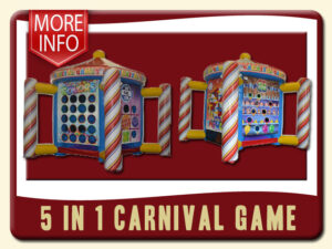 5-in-1 Carnival Inflatable Game Rental Info
