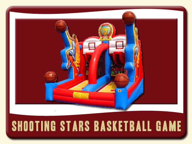 Shooting Stars Inflatable Basketball Game Rental