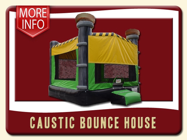 Caustic Bounce House - Safety Black & Yellow - Rent Info