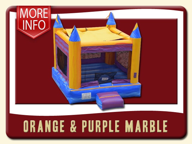 Orange Purple Marble Bounce House Rent Info