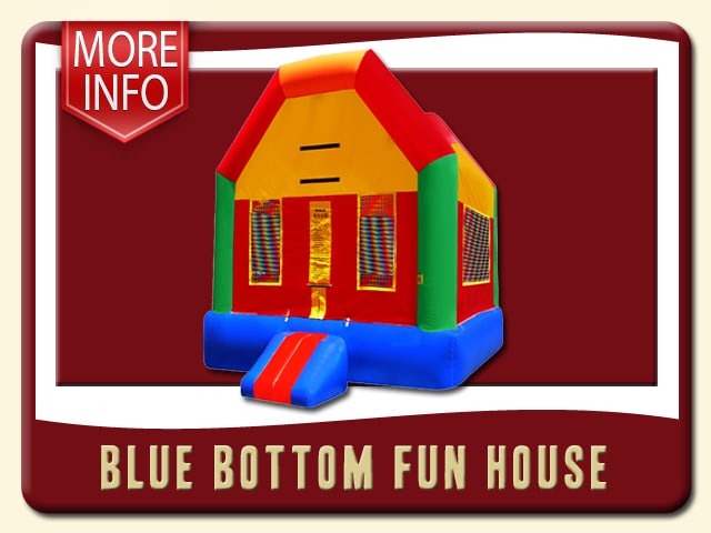 Blue Bottom Fun House Rental – Red, Green, Yellow & Blue - More Info