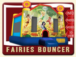 Disney Fairies Bounce House Retnal, Tinkerbelle, Rosetta, Iridessa, Fawn, Silvermist 
