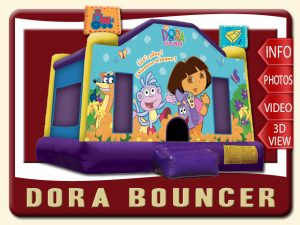Dora the Explorer Bounce House Rental, Boots, Benny, Swiper