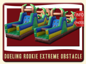 Dueling Rookie Obstacle Course Inflatable Rental