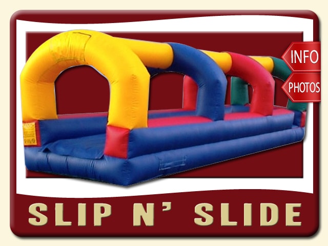 slip n slide water inflatable party rental debary price red yellow blue green