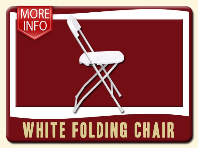 Chair Folding White Info Rent